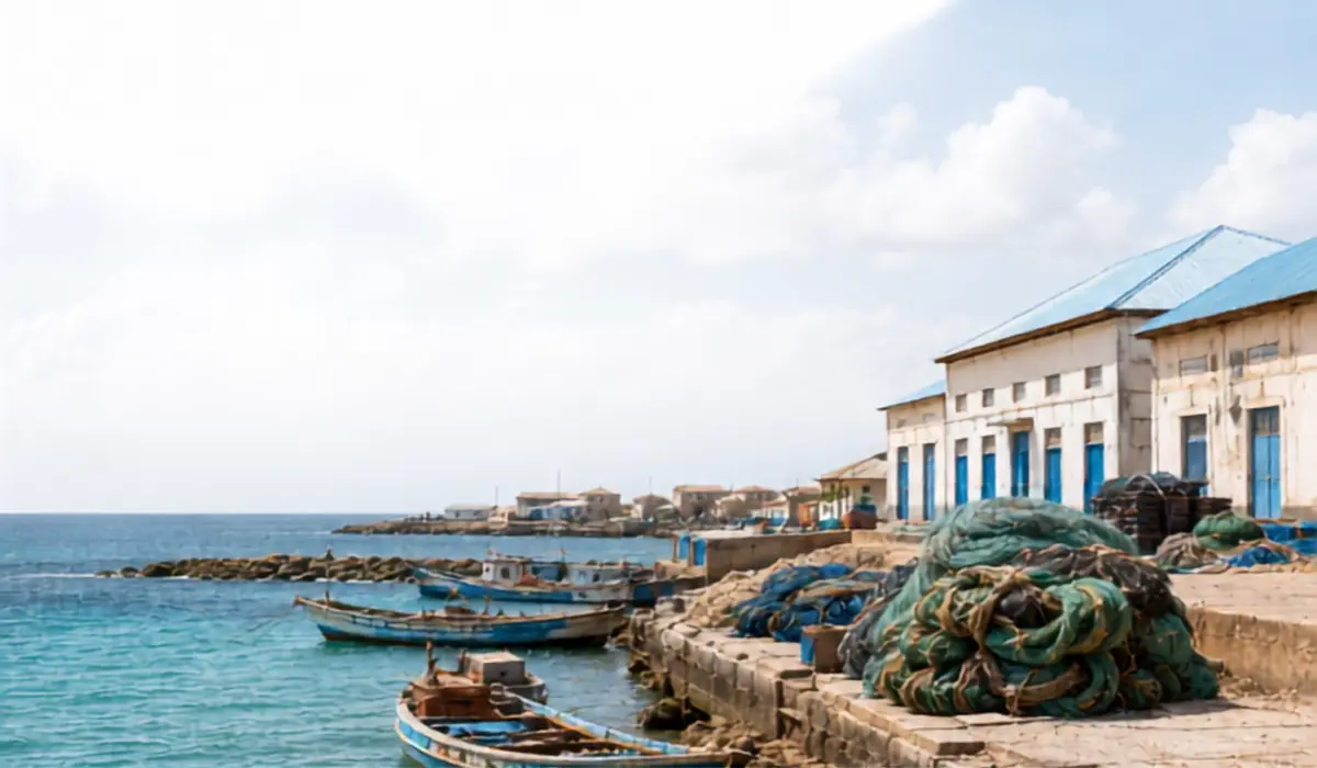 Fishing vessels and coastal economic activity in Kismayo